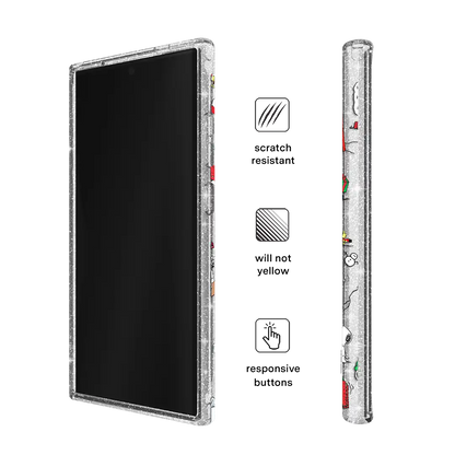 Snoopy Christmas Glitter Samsung Case