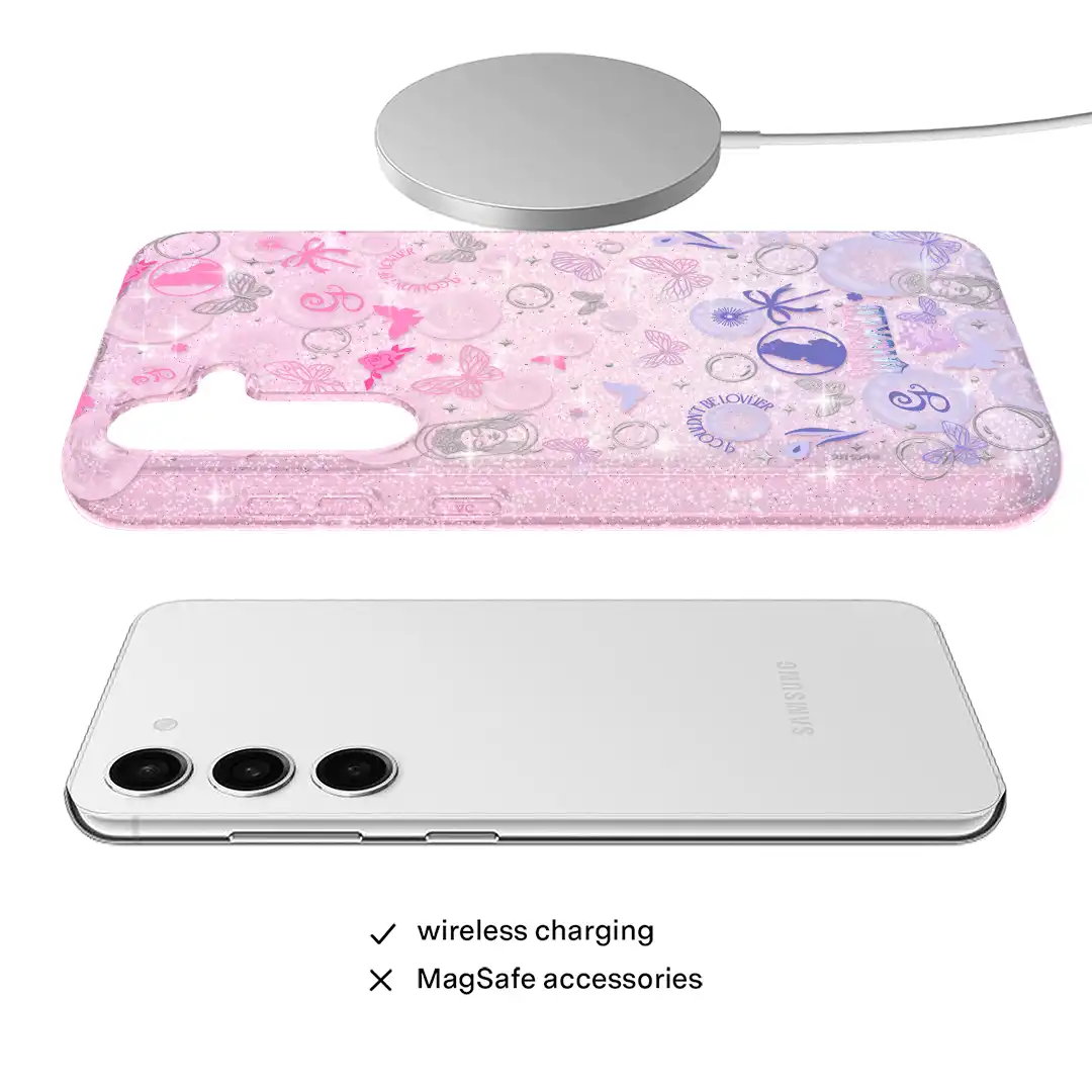 Wicked Glinda’s Bubble Glitter Samsung Case