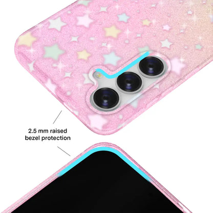 Falling Star Glitter Samsung Case
