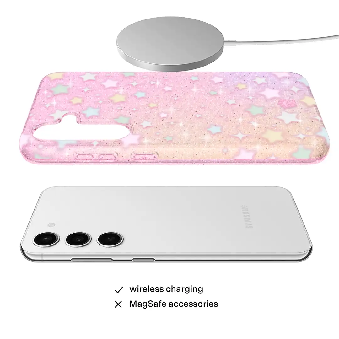 Falling Star Glitter Samsung Case