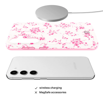French Rose Floral Samsung Case