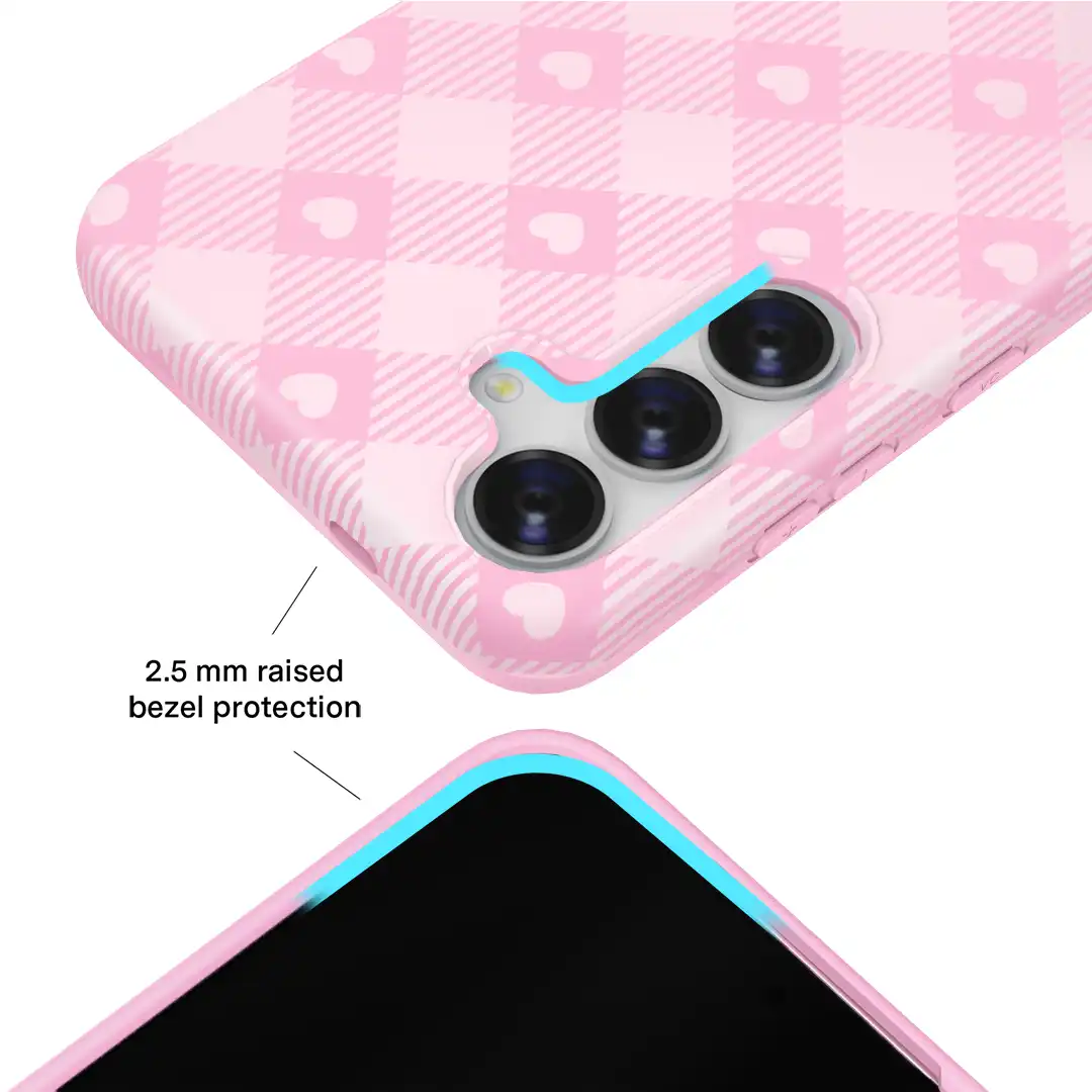 Dolly Pink Gingham Samsung Case