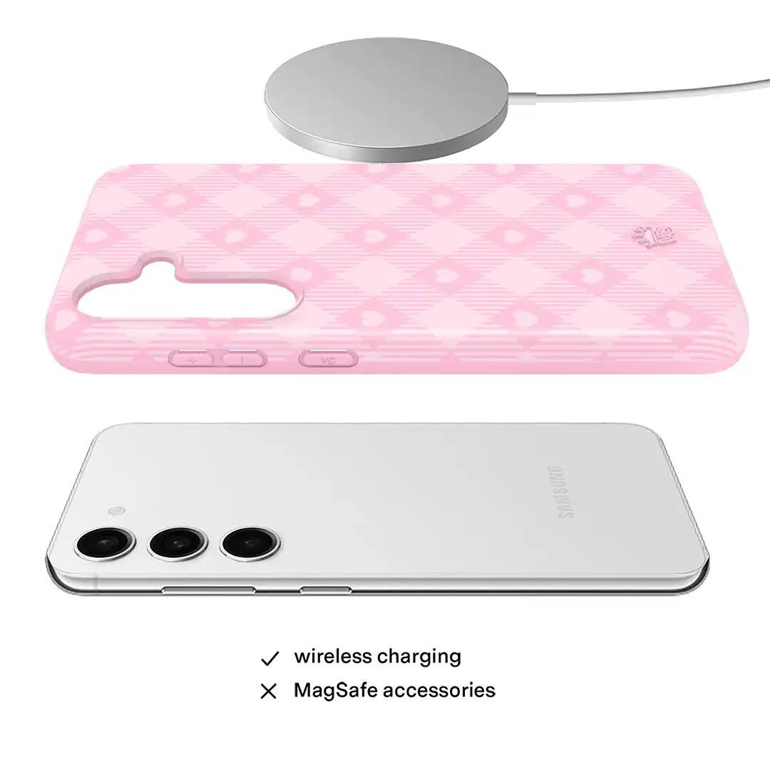 Dolly Pink Gingham Samsung Case