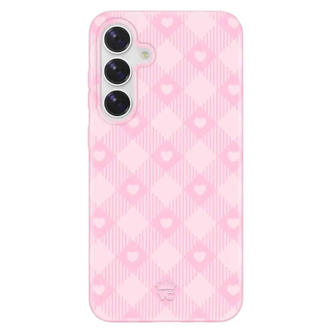 Dolly Pink Gingham Samsung Case