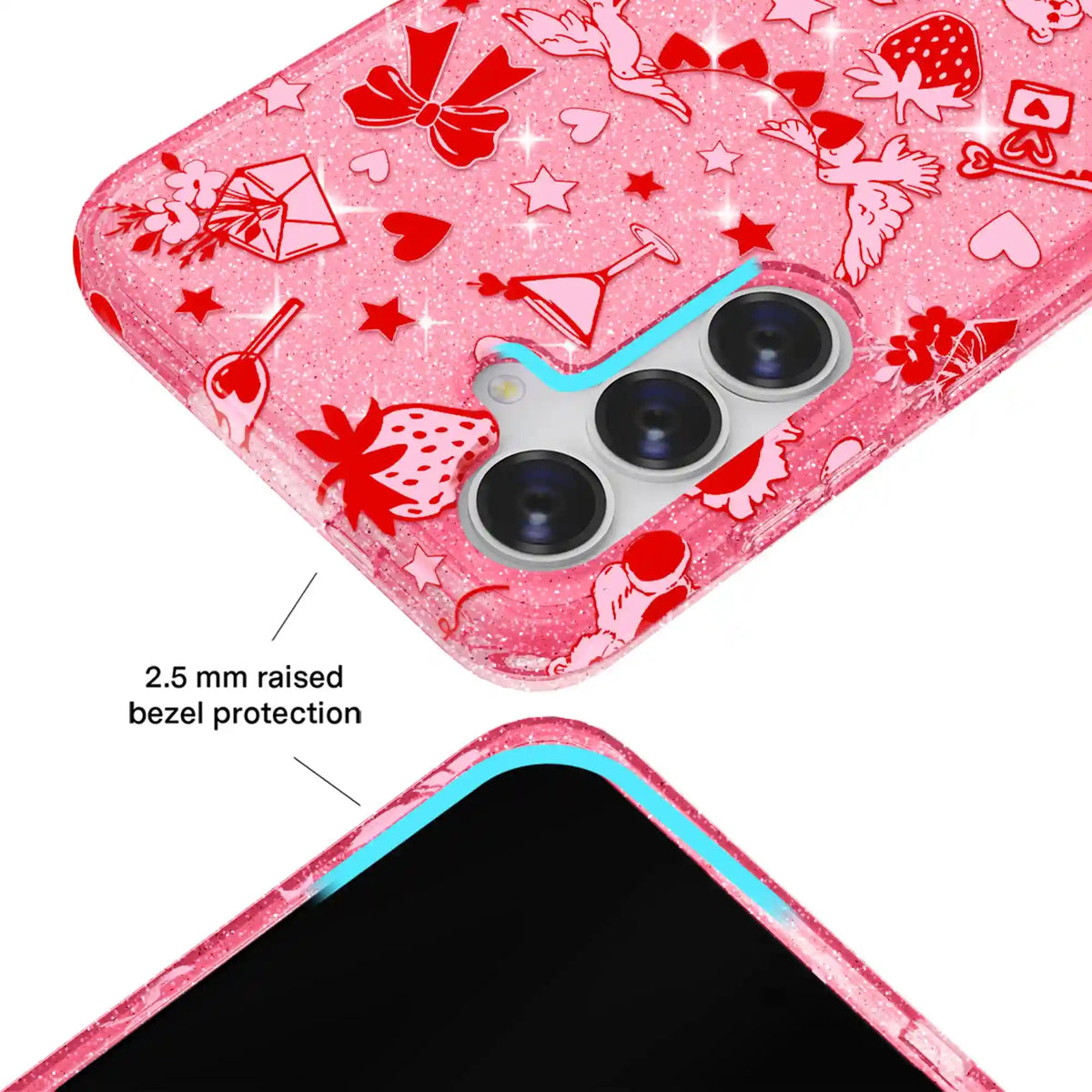 Be Mine Glitter Samsung Case