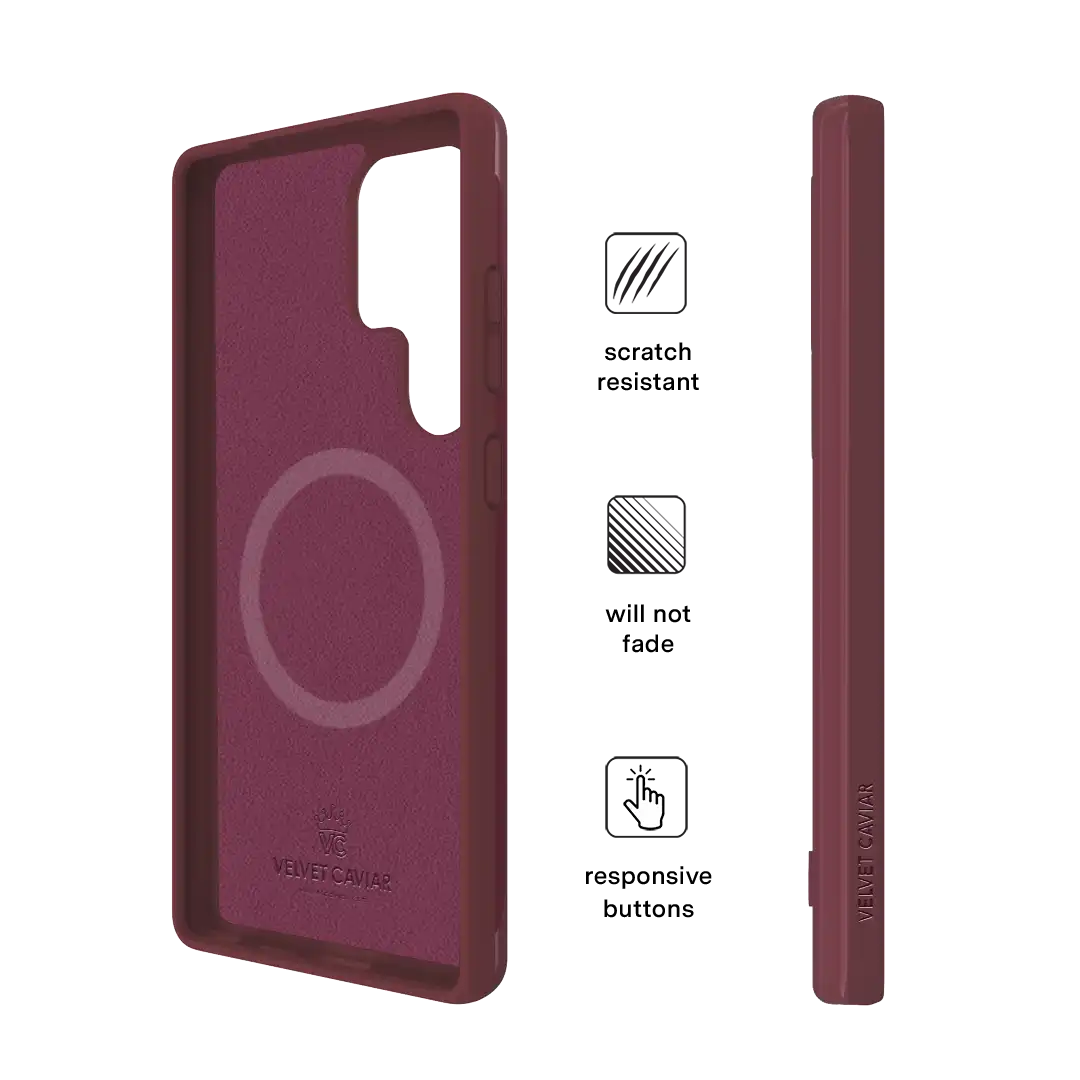 Burgundy 1990 Samsung Case