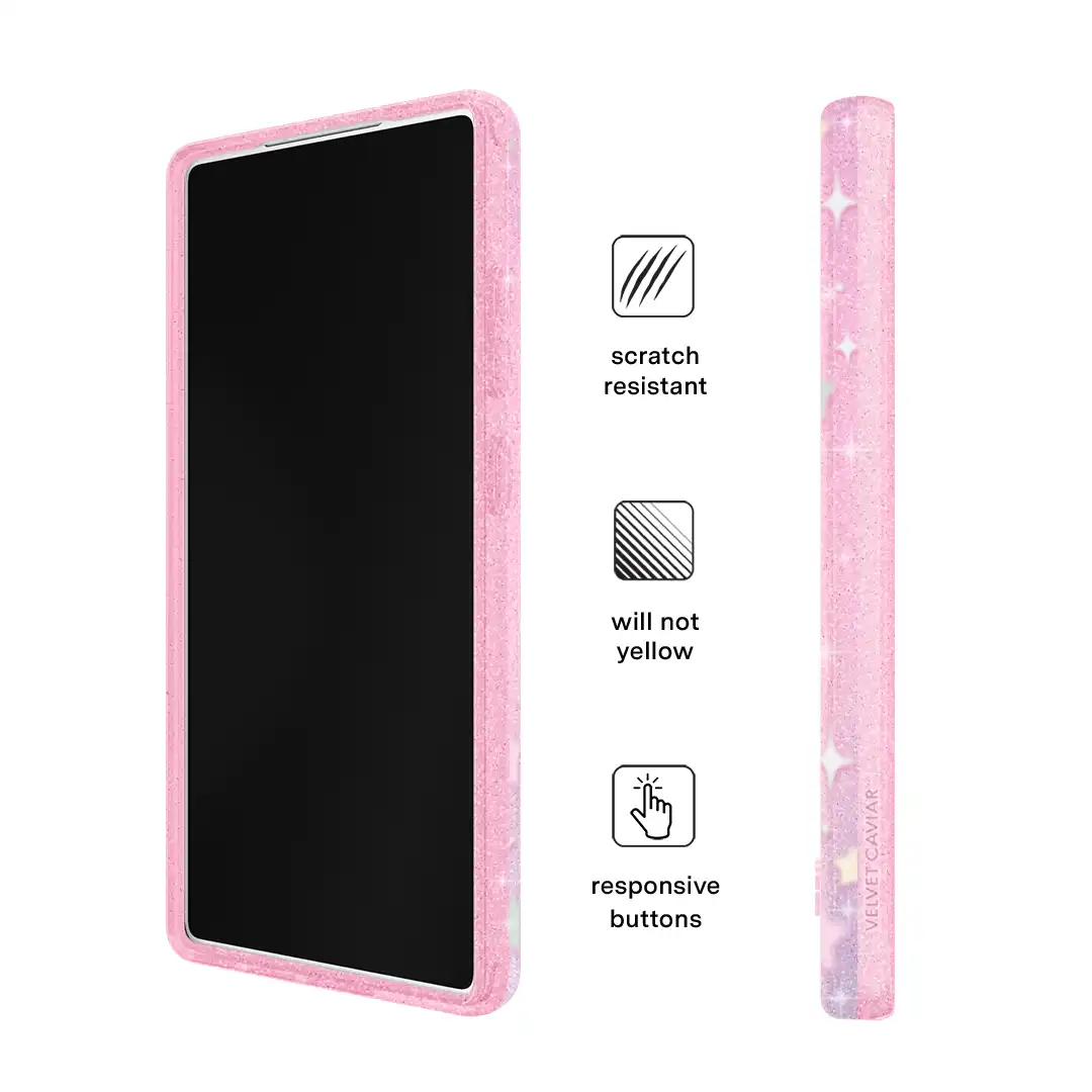 Falling Star Glitter Samsung Case