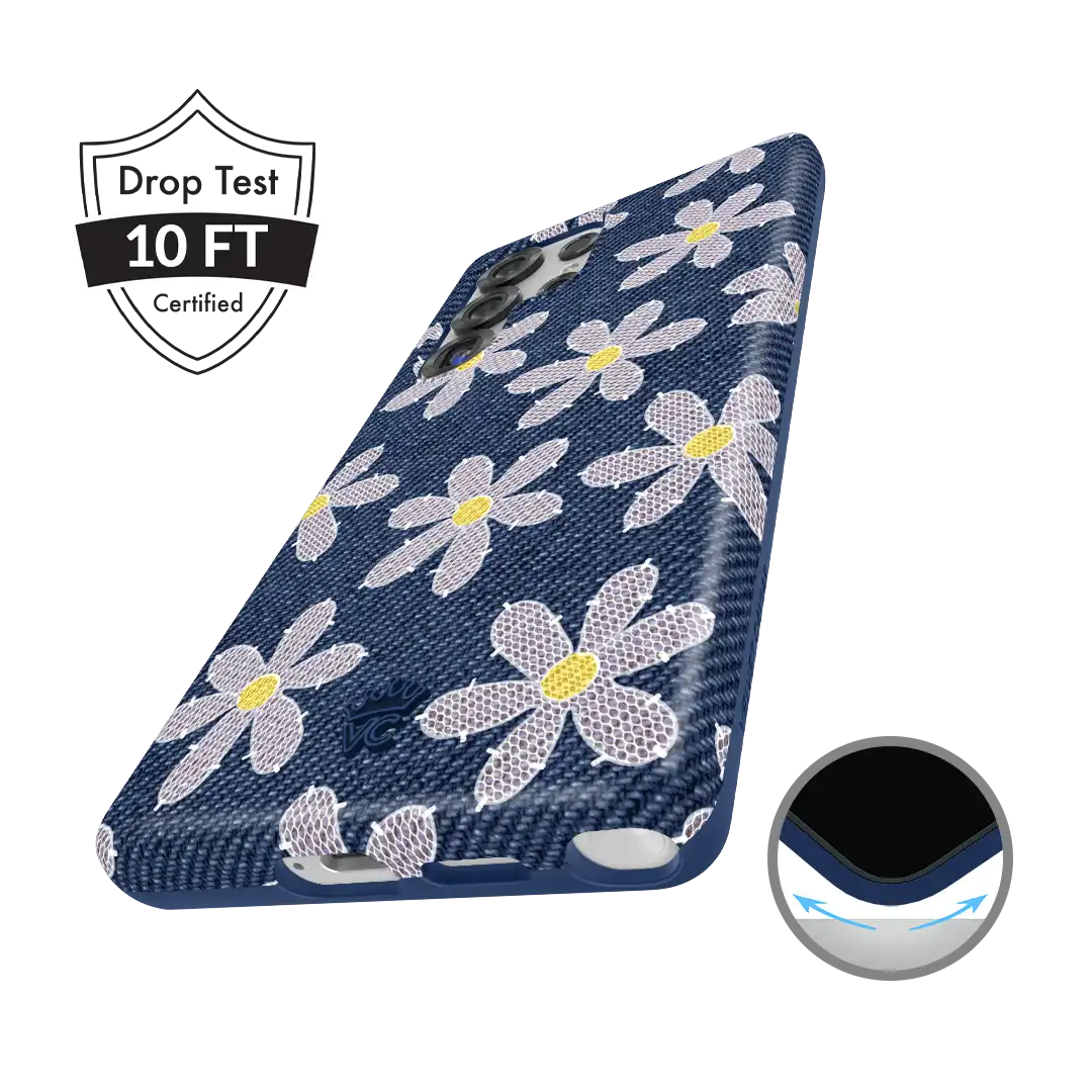 Denim Daisy Samsung Case