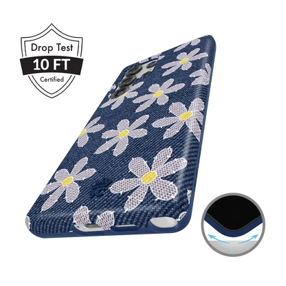 Denim Daisy Samsung Case