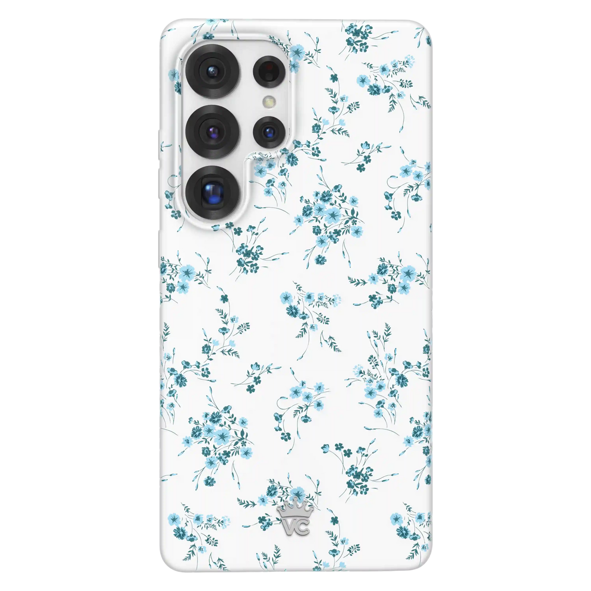 French Blue Floral Samsung Case