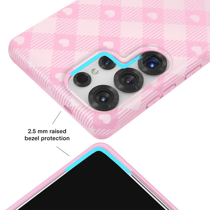 Dolly Pink Gingham Samsung Case