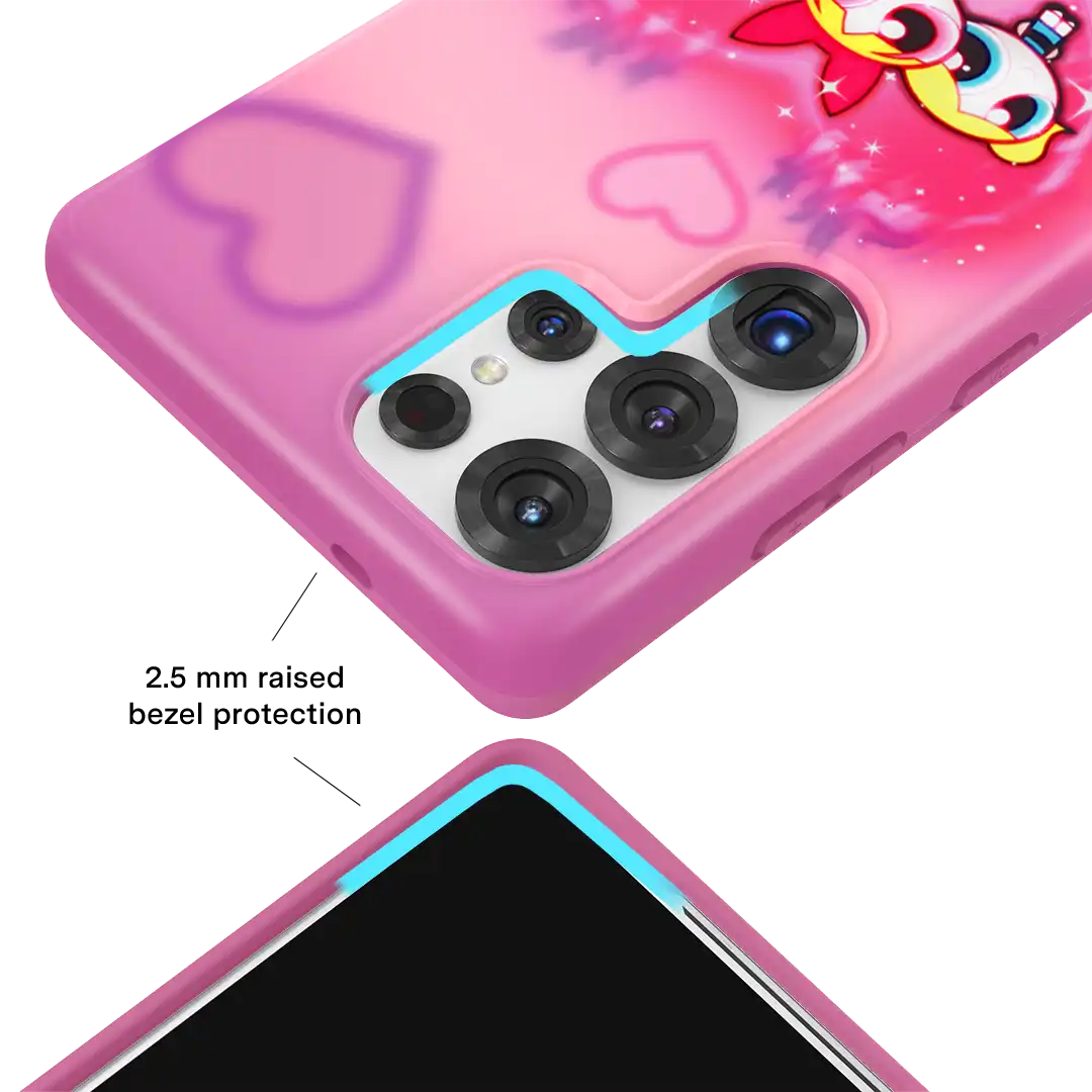 The Powerpuff Girls Airbrush Hearts Samsung Case