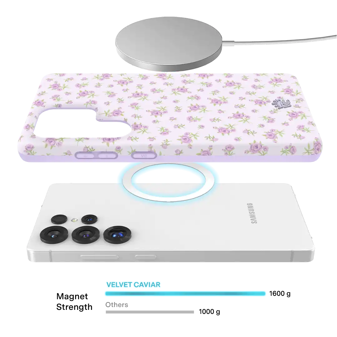 Dainty Lilac Floral Samsung Case