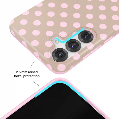 Brown Sugar Polka Dot Samsung Case