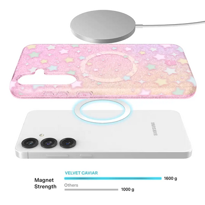 Falling Star Glitter Samsung Case