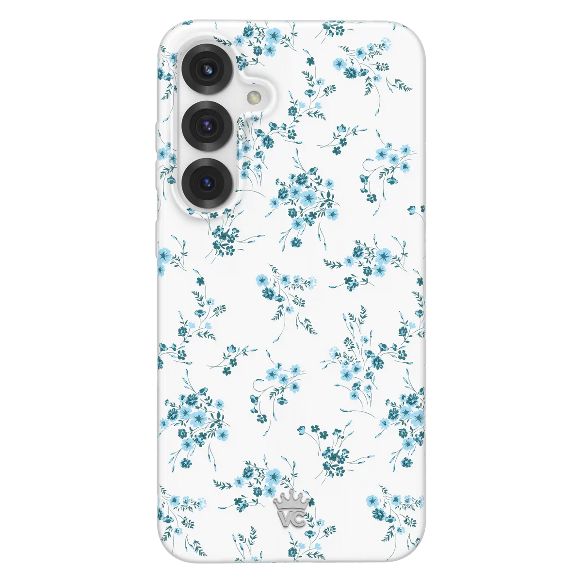 French Blue Floral Samsung Case