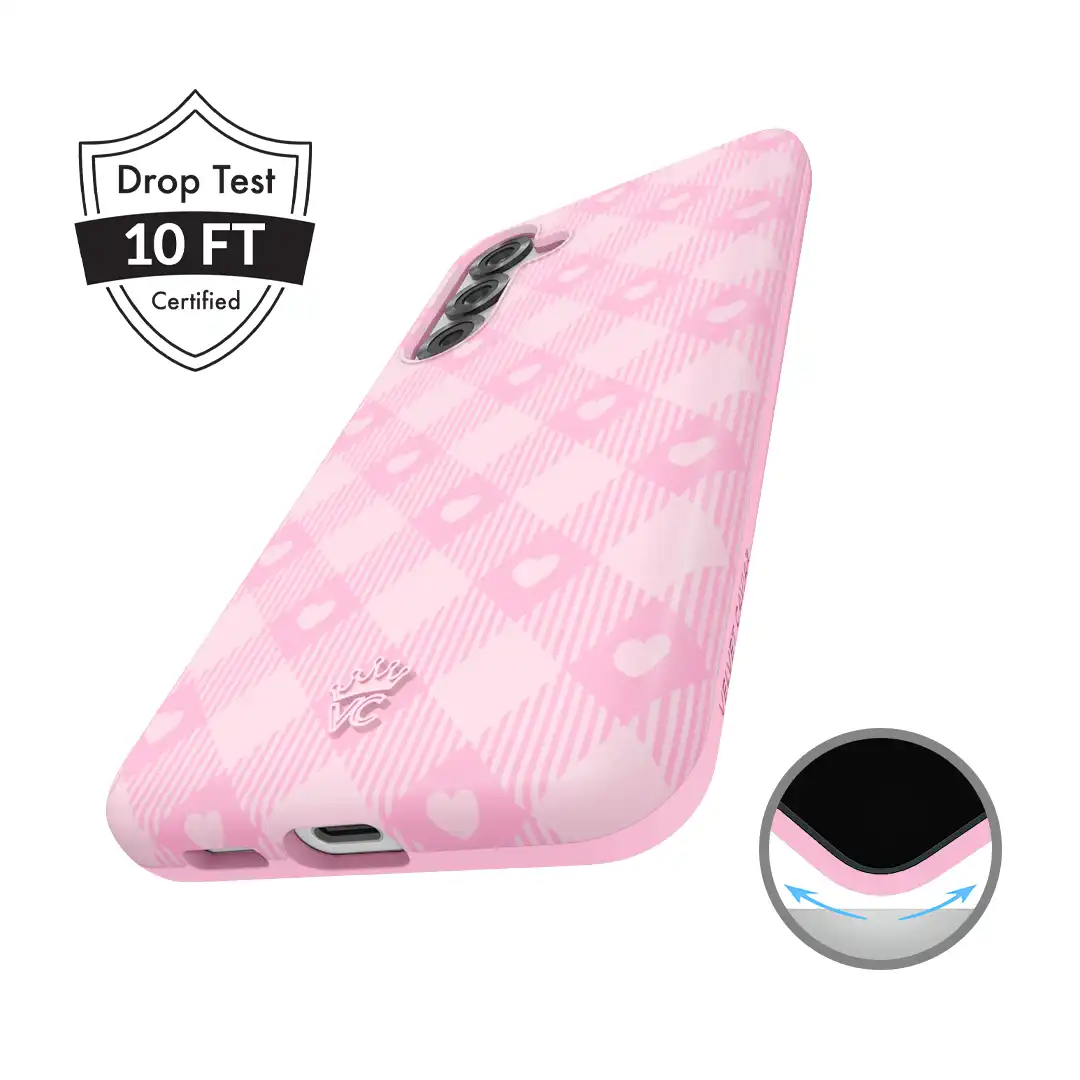 Dolly Pink Gingham Samsung Case
