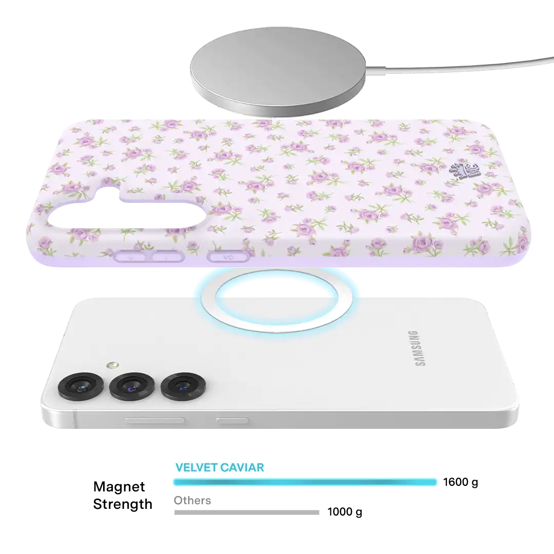 Dainty Lilac Floral Samsung Case