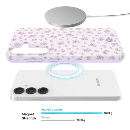 Dainty Lilac Floral Samsung Case