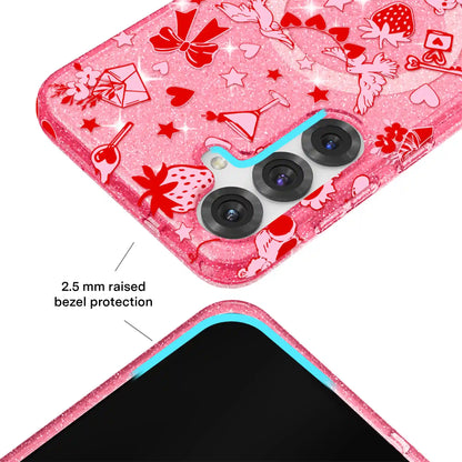 Be Mine Glitter Samsung Case