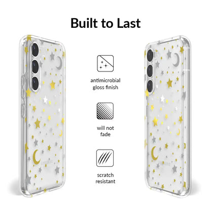 Starry Night Clear Samsung Case