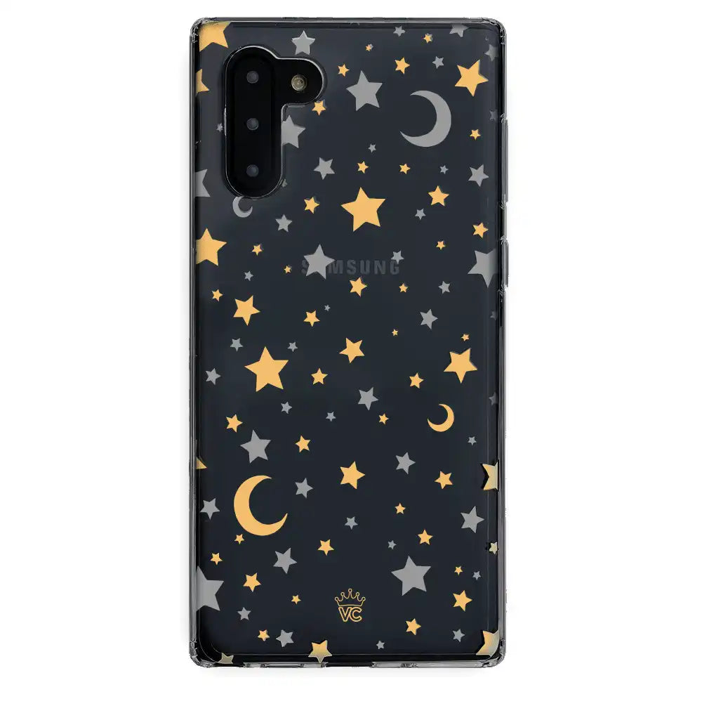 Starry Night Clear Samsung Case