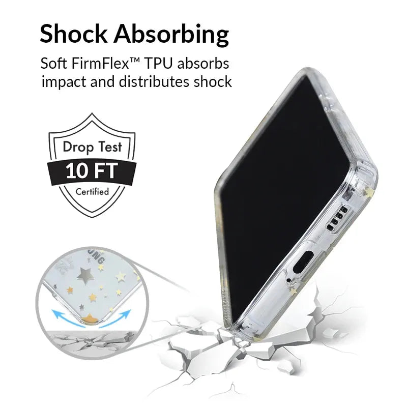 Starry Night Clear Samsung Case