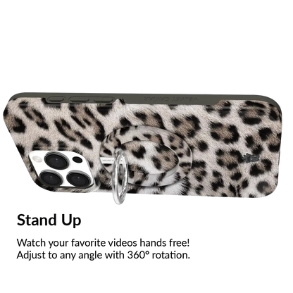 Arctic Leopard MagSafe Grip Ring