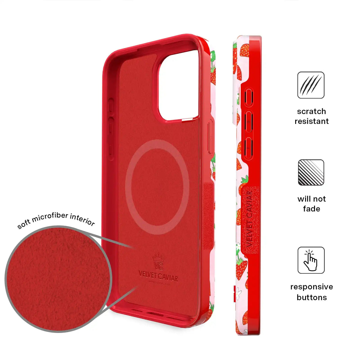 Strawberry Sweethearts iPhone Case