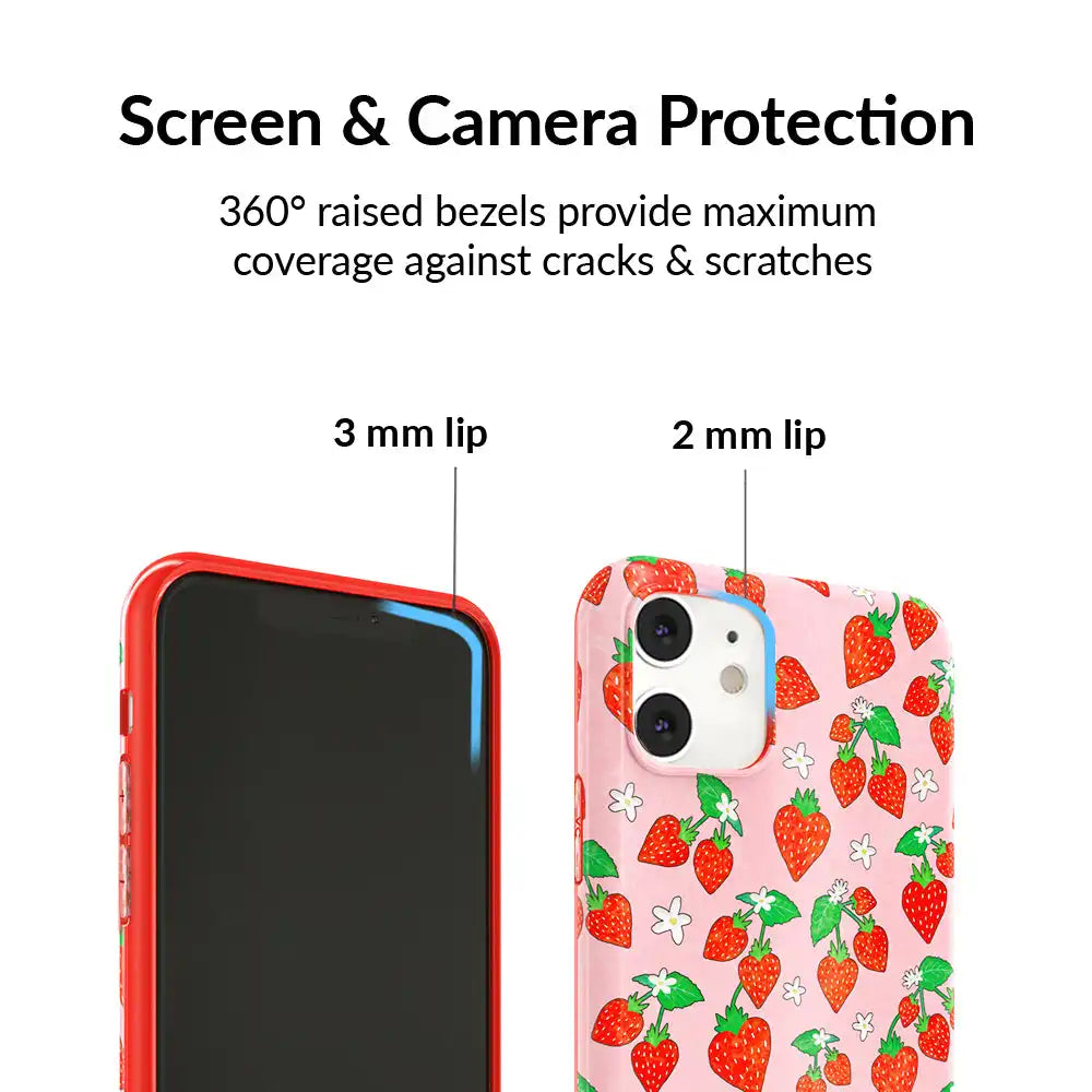 Strawberry Sweethearts iPhone Case