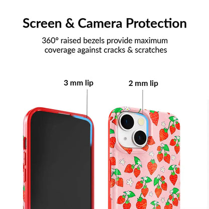 Strawberry Sweethearts iPhone Case