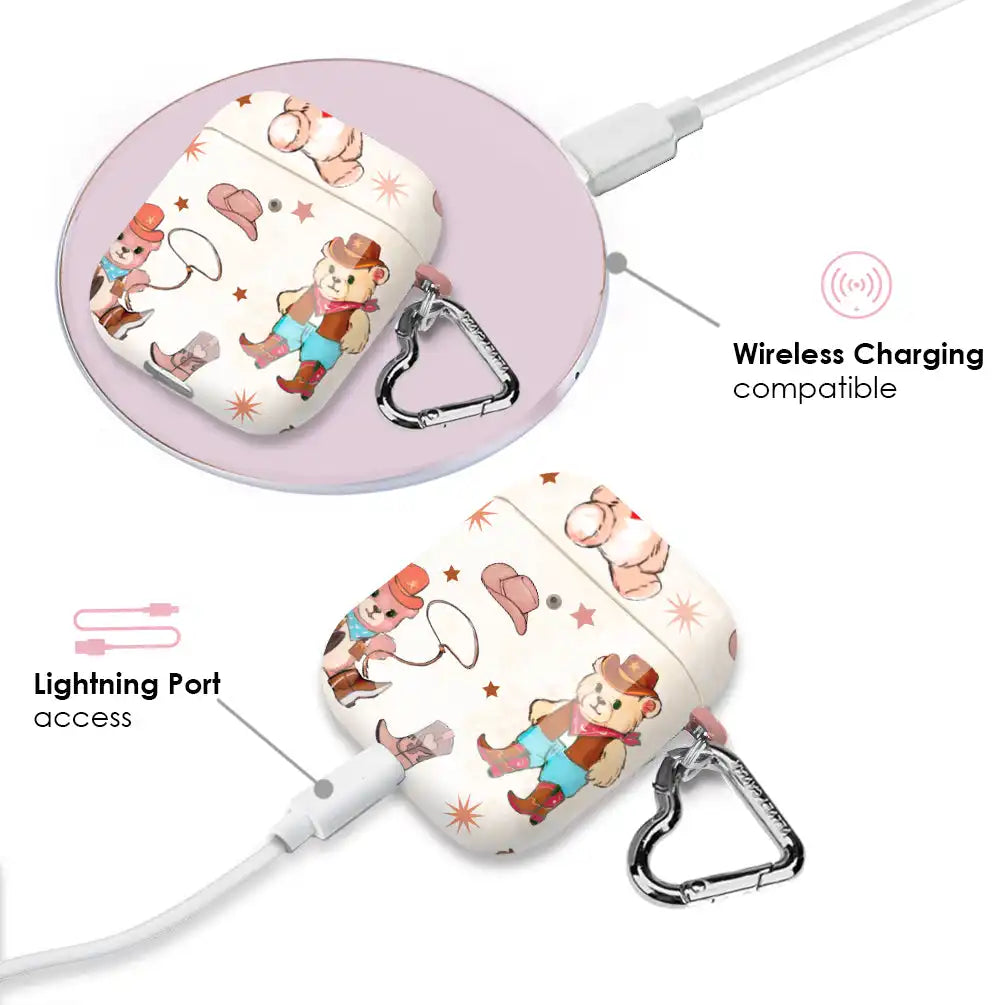 Cowboy Teddy AirPod Case