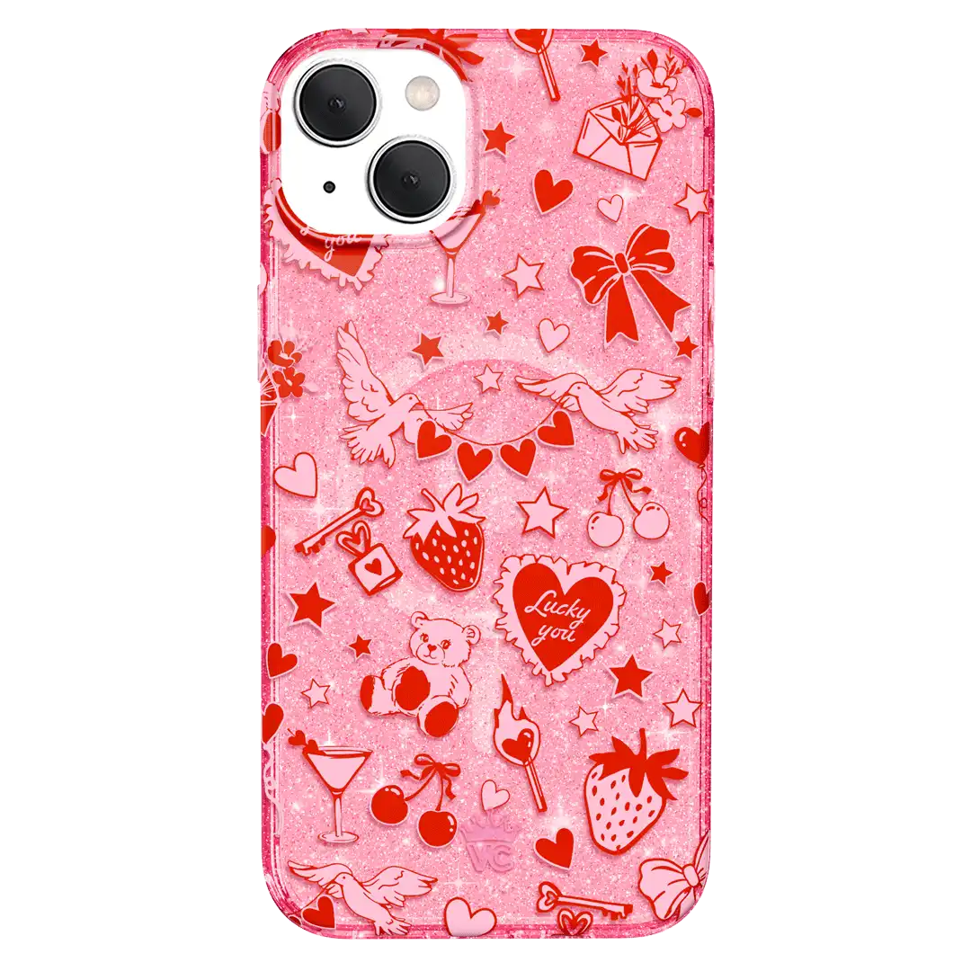 Be Mine Glitter iPhone Case