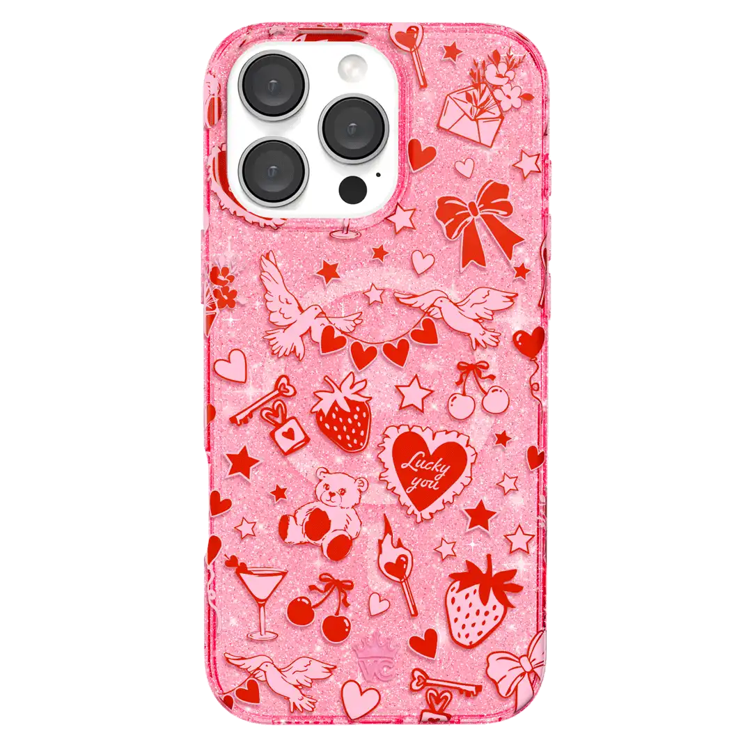 Be Mine Glitter iPhone Case