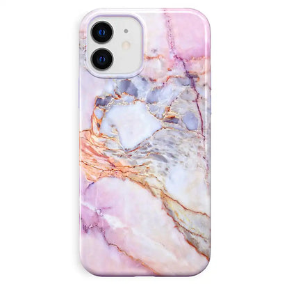 Violet Sky Marble iPhone Case