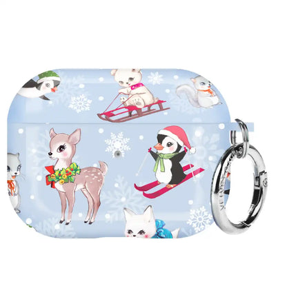 Winter Wonderland Baby Animals AirPod Case