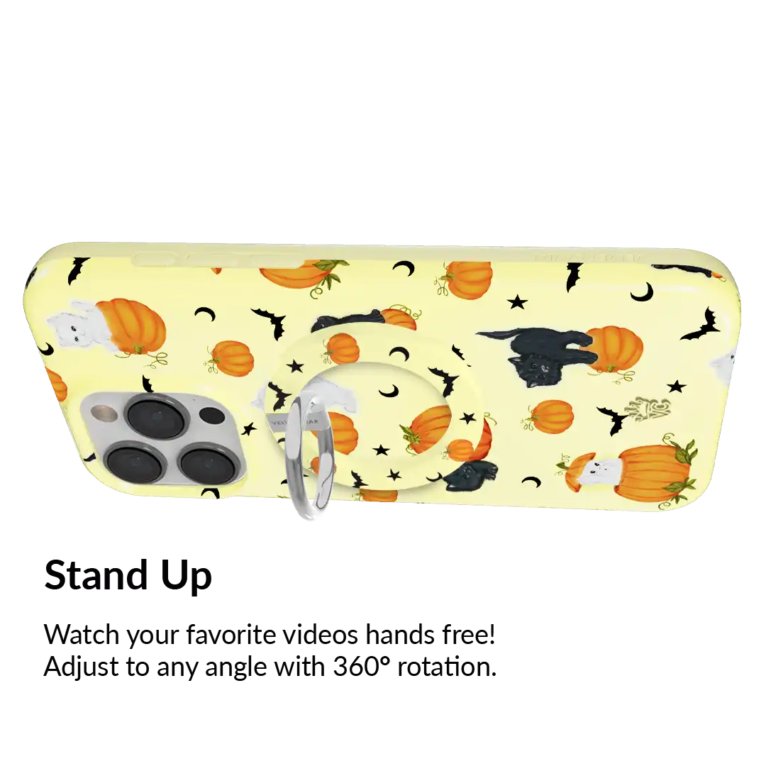 Purrfect Pumpkins MagSafe Grip Ring
